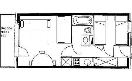 Appartement Cheval Blanc G371 - Valmorel