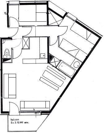 Appartement Cheval Blanc G138 - Valmorel