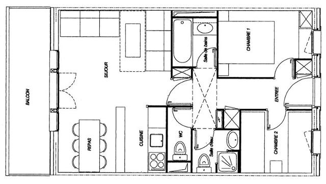 Appartement Valériane GL309 - Valmorel