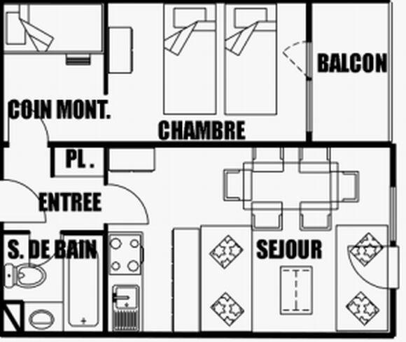 Appartements Andromede - Flaine Forêt 1700