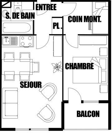 Appartements Andromede - Flaine Forêt 1700