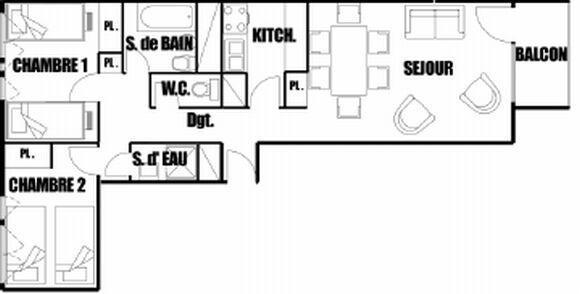 Appartements Aldebaran - Flaine Forum 1600
