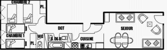 Appartements Cassiopee - Flaine Forum 1600