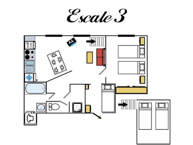 ESC3 - Superbe appartement, centre ville, proche pistes et commerces. - Val d'Isère Centre