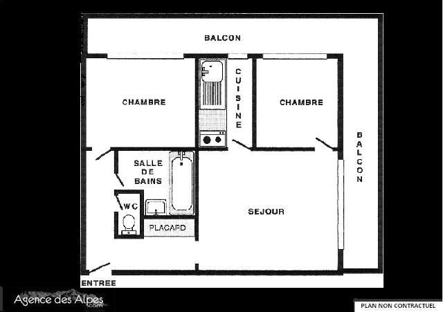 Appartements Oisans - Les Menuires Croisette