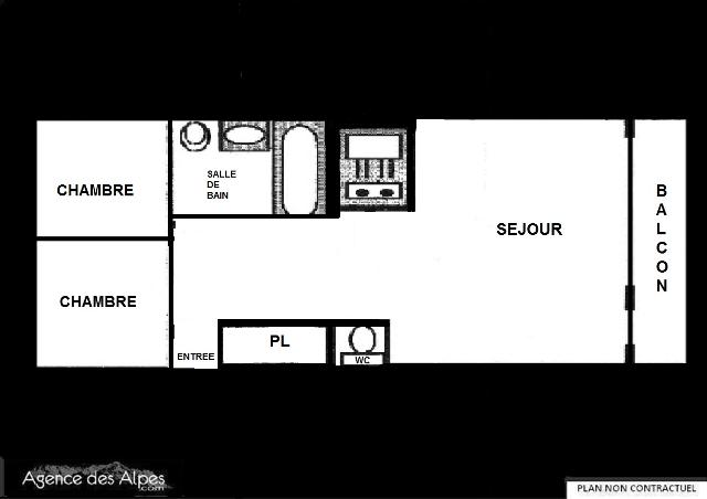 Appartements Pelvoux - Les Menuires Croisette