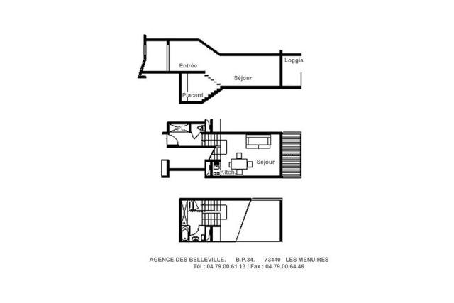 Flats COTE BRUNE - Les Menuires Brelin