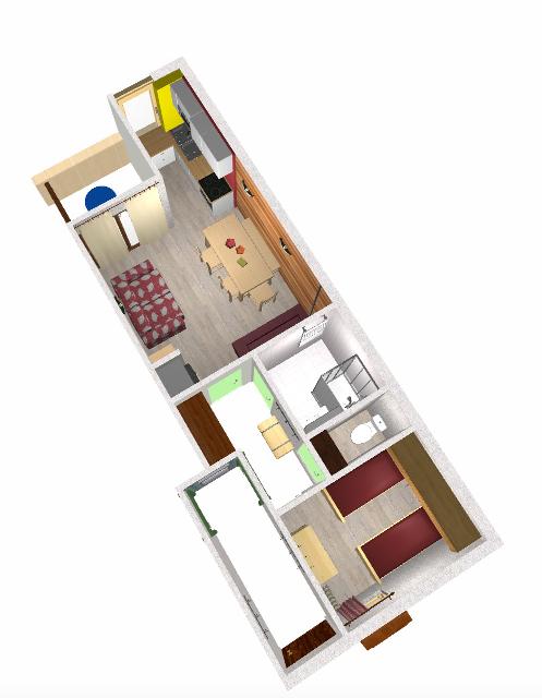 Flats LE DE 1 - Plagne - Les Coches