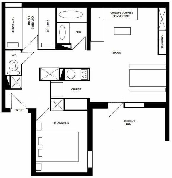 Flats LES ROCHES - Plagne - Montchavin