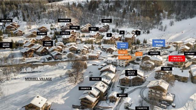 Appartements Ferm Gypse - Méribel Village 1400