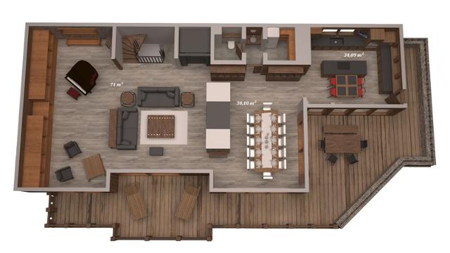 Chalet Queen Mijane - Méribel Village 1400