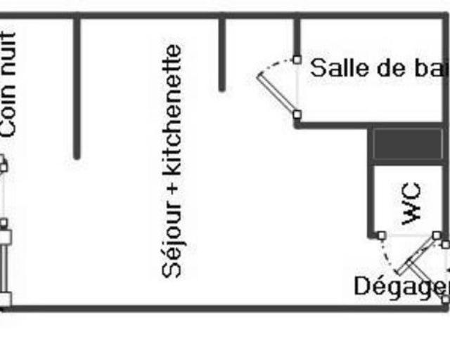 Chamrousse - 4 pers, 24 m2, 1/0 - Chamrousse