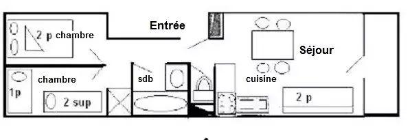 Residentie Les Ecrins - Plagne Centre