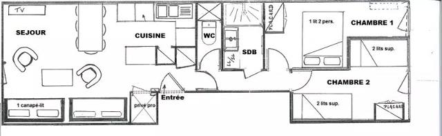 Residentie Les Ecrins - Plagne Centre