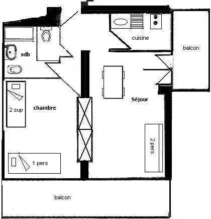 Residentie L'aconcagua - Plagne Centre