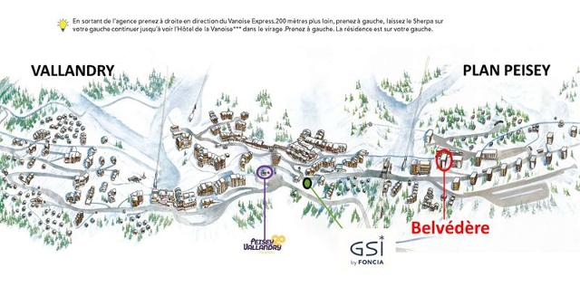 Appartement Belvedere PVA004-041 - Plan Peisey