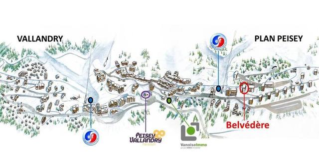 Appartement Belvedere PVA004-041 - Plan Peisey