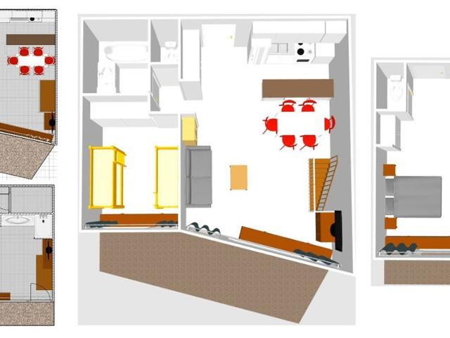 Appartement Val-d'Isère, 3 pièces, 6 personnes - Val d'Isère Centre