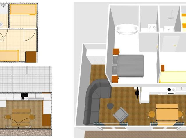 Appartement Val-d'Isère, 3 pièces, 4 personnes - Val d'Isère Centre