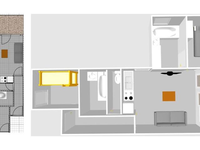 Appartement Val-d'Isère, 3 pièces, 6 personnes - Val d'Isère Centre