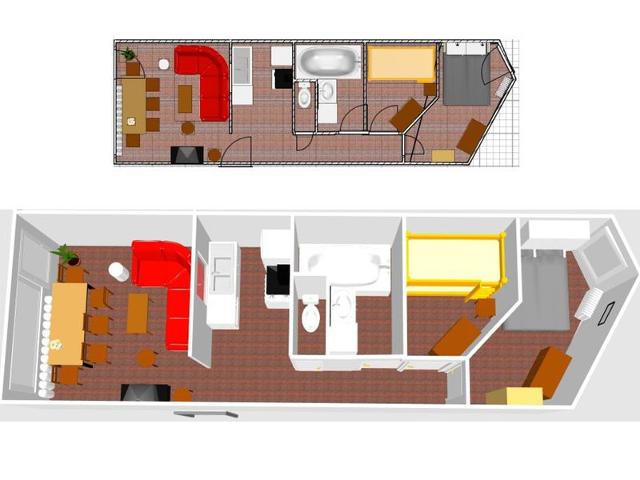 Appartement Val-d'Isère, 3 pièces, 4 personnes - Val d'Isère Centre
