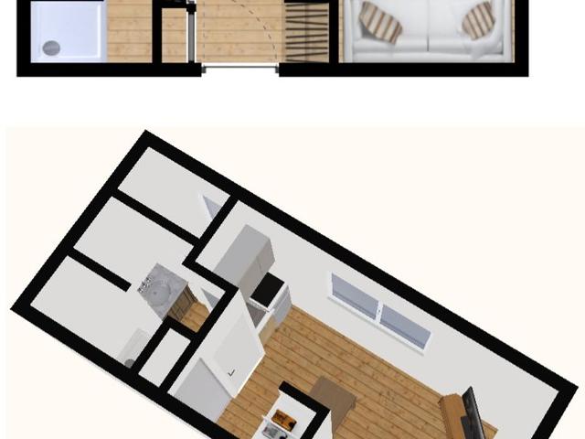 Studio Val-d'Isère, 1 pièce, 2 personnes - Val d'Isère Centre