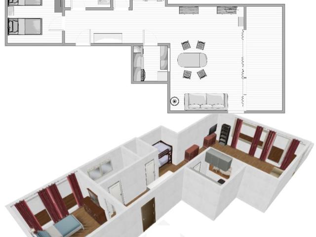 Appartement Val-d'Isère, 2 pièces, 5 personnes - Val d'Isère Centre