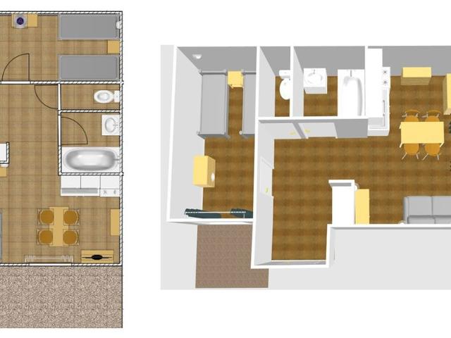 Appartement Val-d'Isère, 2 pièces, 4 personnes - Val d'Isère Centre