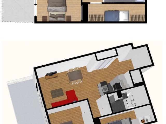Appartement Val-d'Isère, 3 pièces, 6 personnes - Val d'Isère Le Châtelard