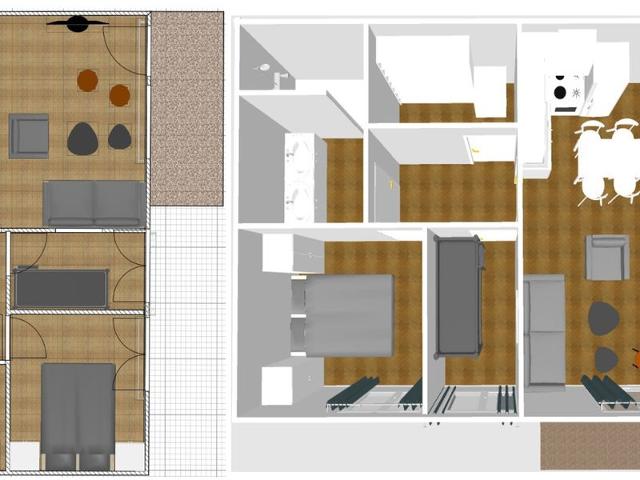 Appartement Val-d'Isère, 3 pièces, 5 personnes - Val d'Isère Le Châtelard