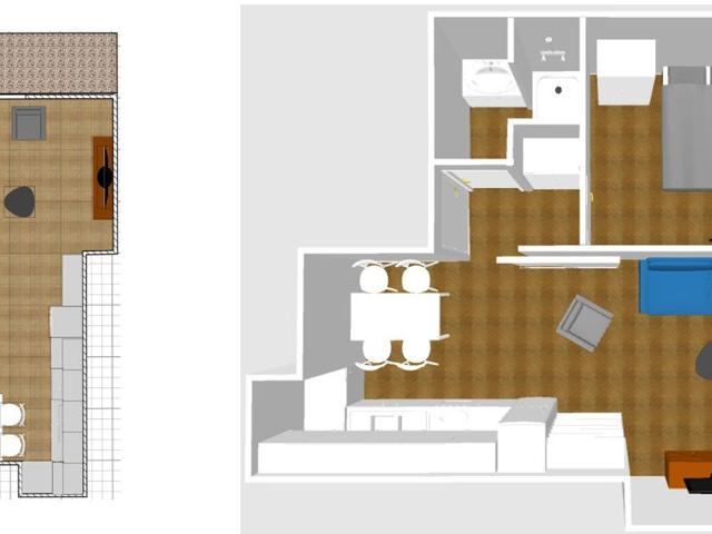 Appartement Val-d'Isère, 2 pièces, 4 personnes - Val d'Isère Le Châtelard