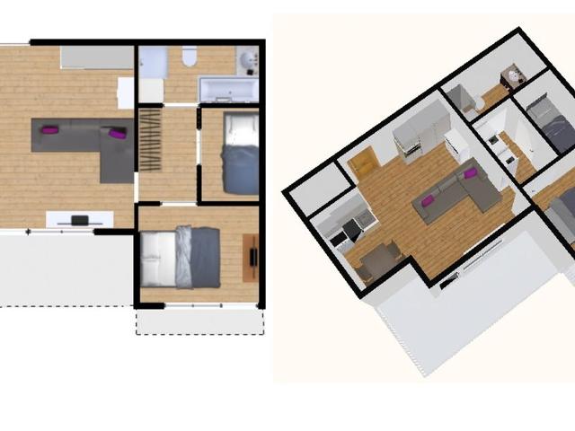 Appartement Val-d'Isère, 3 pièces, 4 personnes - Val d'Isère Centre
