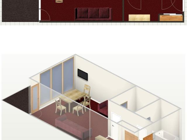Studio Val-d'Isère, 1 pièce, 3 personnes - Val d'Isère Centre
