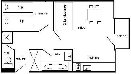 Residentie Les Hameaux I - Plagne Soleil