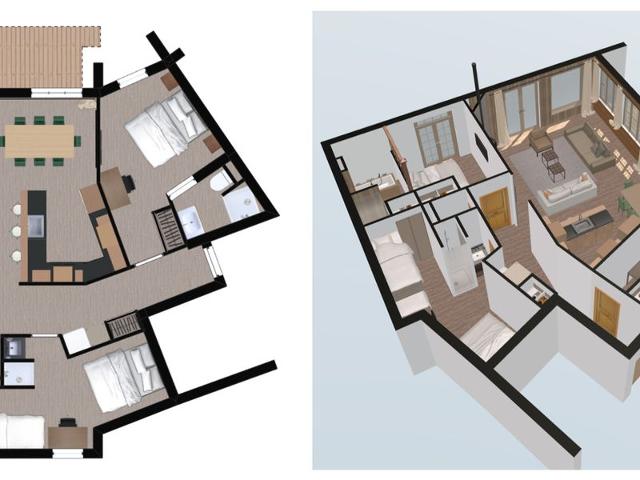 Appartement Val-d'Isère, 4 pièces, 8 personnes - Val d'Isère Le Châtelard