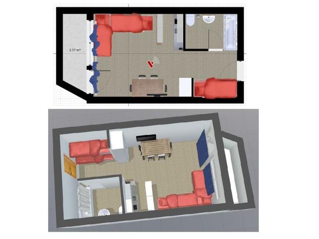 Studio Val-d'Isère, 1 pièce, 4 personnes - Val d'Isère La Daille