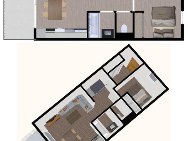Appartement Val-d'Isère, 2 pièces, 4 personnes - Val d'Isère Le Châtelard