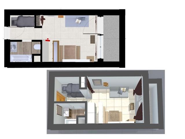 Studio Val-d'Isère, 1 pièce, 4 personnes - Val d'Isère La Daille