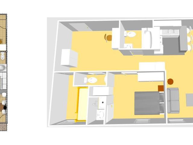 Appartement Val-d'Isère, 3 pièces, 4 personnes - Val d'Isère Centre