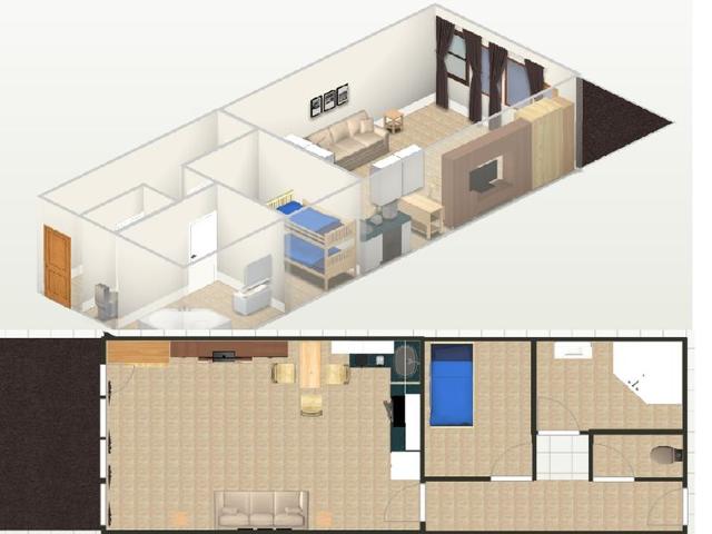 Studio Val-d'Isère, 1 pièce, 4 personnes - Val d'Isère Centre