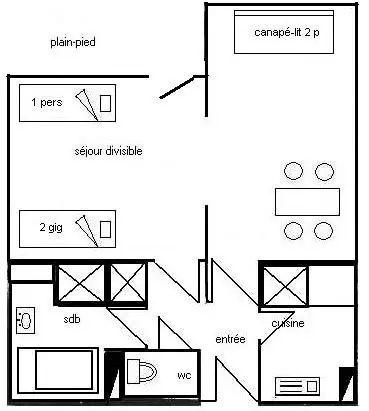 Residentie Le Sapporo - Plagne Soleil