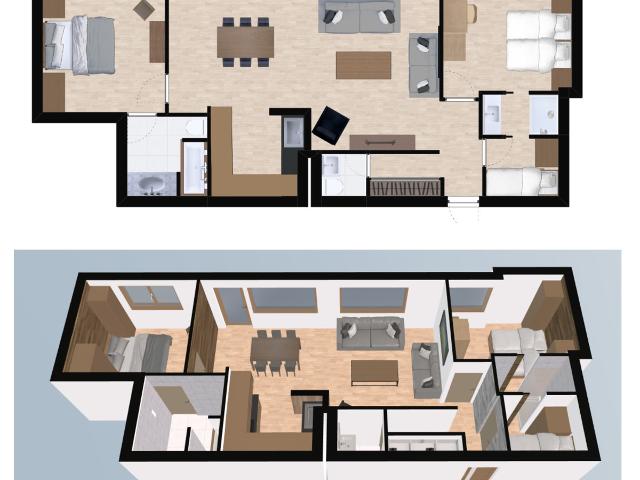 Appartement Val-d'Isère, 4 pièces, 6 personnes - Val d'Isère Centre
