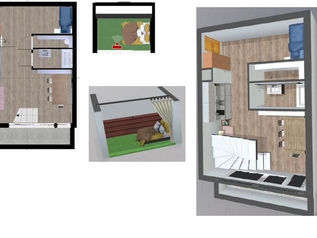 Studio Val-d'Isère, 1 pièce, 5 personnes - Val d'Isère La Daille