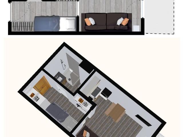 Studio Val-d'Isère, 1 pièce, 3 personnes - Val d'Isère Centre