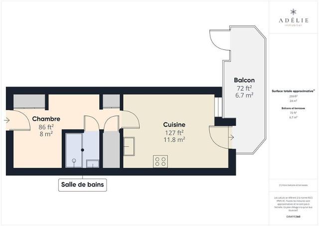 Appartement Bouquetins B BQB312 - La Rosière