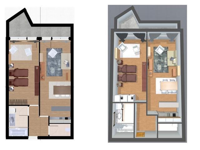 Appartement Val-d'Isère, 2 pièces, 5 personnes - Val d'Isère La Daille