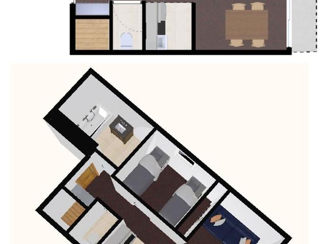 Studio Val-d'Isère, 1 pièce, 4 personnes - Val d'Isère Centre