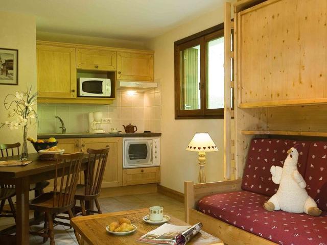 Studio Montagnard Chaleureux avec Accès Bien-être, Proche Pistes et Navette Gratuite FR-1-467-29 - Le Grand Bornand