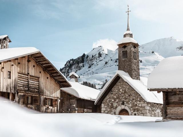 Studio Montagnard Chaleureux avec Accès Bien-être, Proche Pistes et Navette Gratuite FR-1-467-29 - Le Grand Bornand