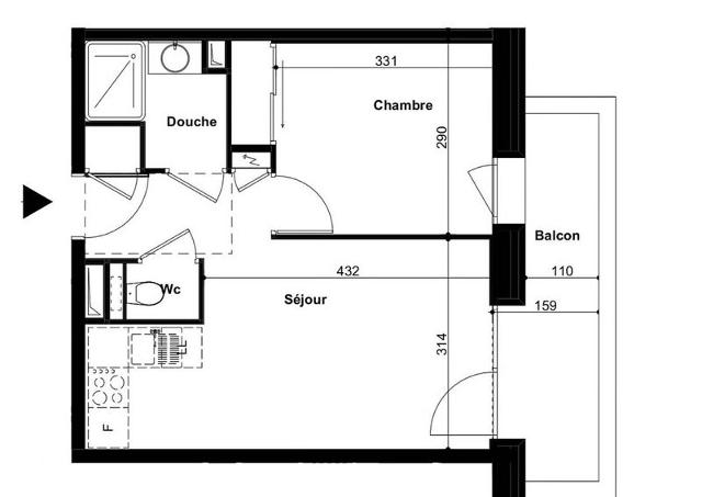 Appartement Le Roc G475 - Valmorel